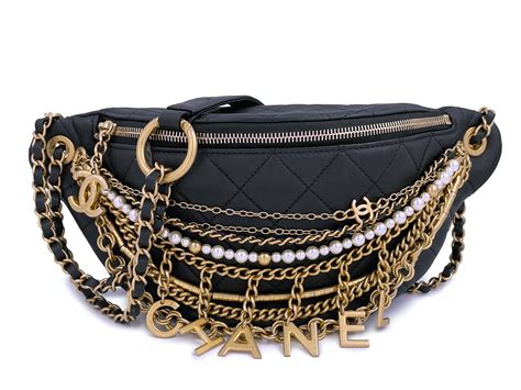 chanel iridescent bag|chanel waist bag with chain.